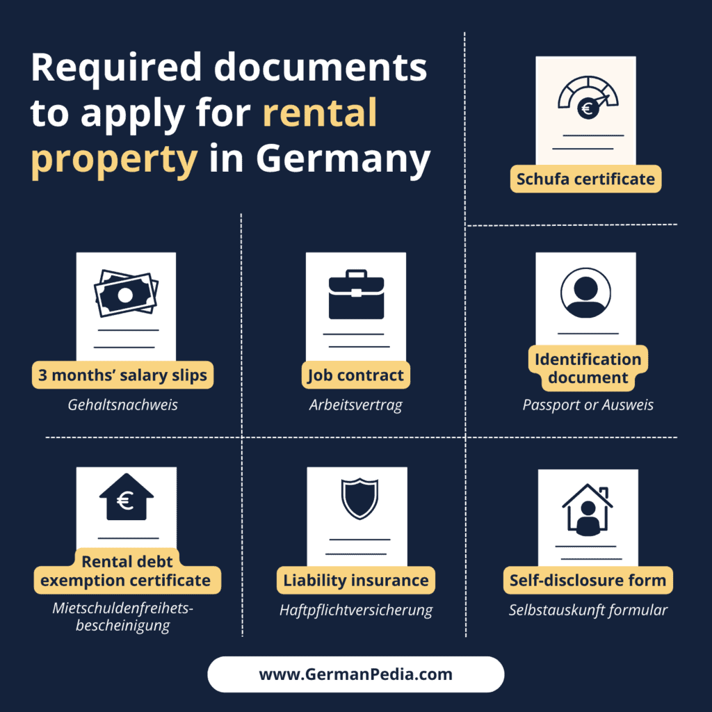 #4 Prepare all the documents before applying for the rental property in Germany