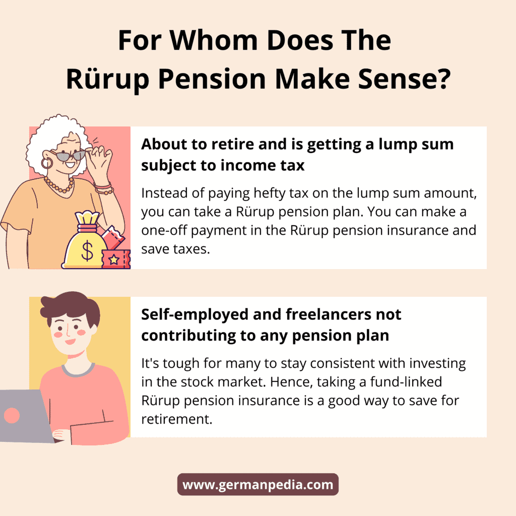 For whom does the Rürup pension make sense