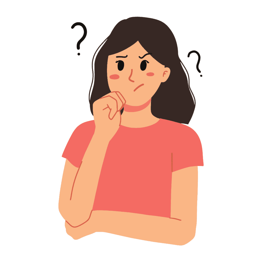 girl thinking which German health insurance to take