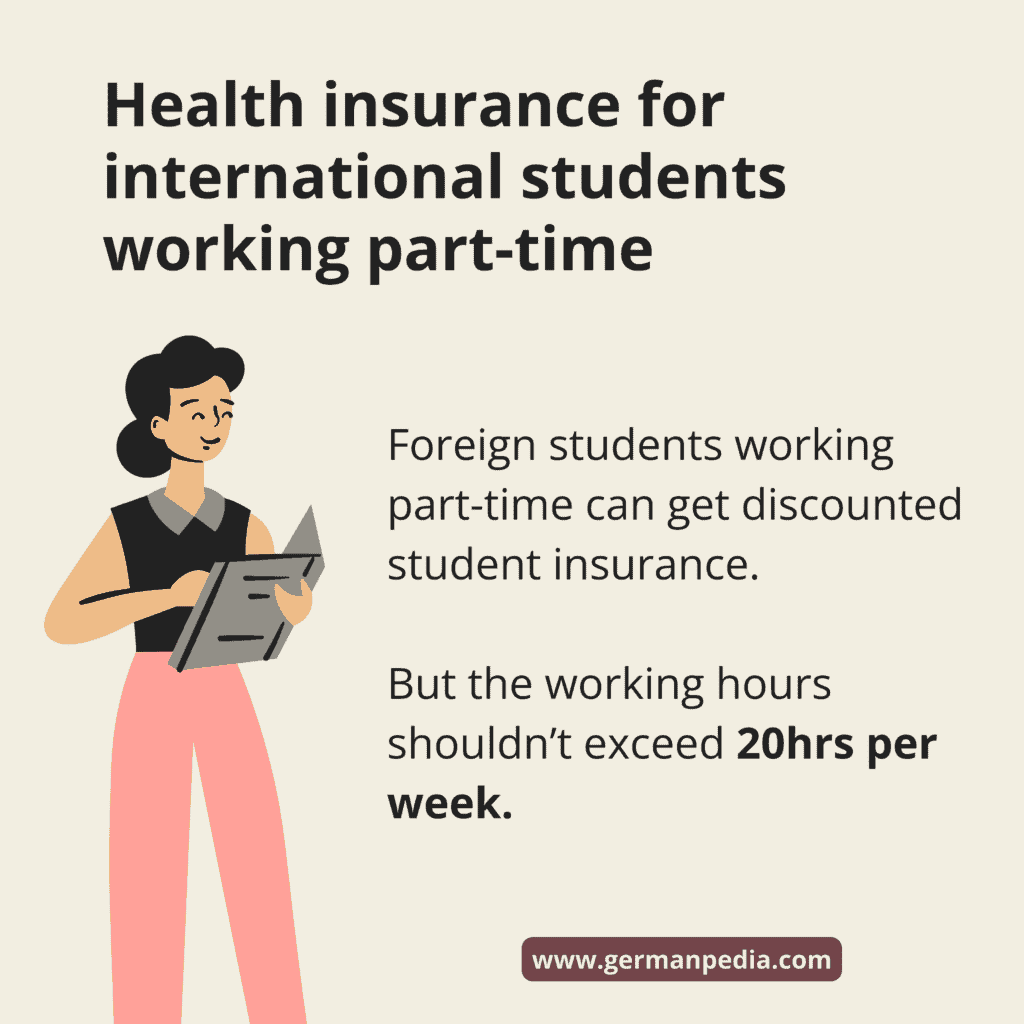 Health insurance for international students working part-time