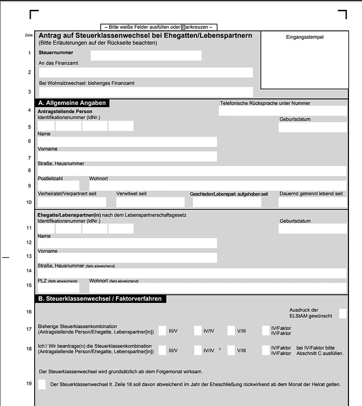 Change Tax Class in Germany [Easy 2024 English Guide]