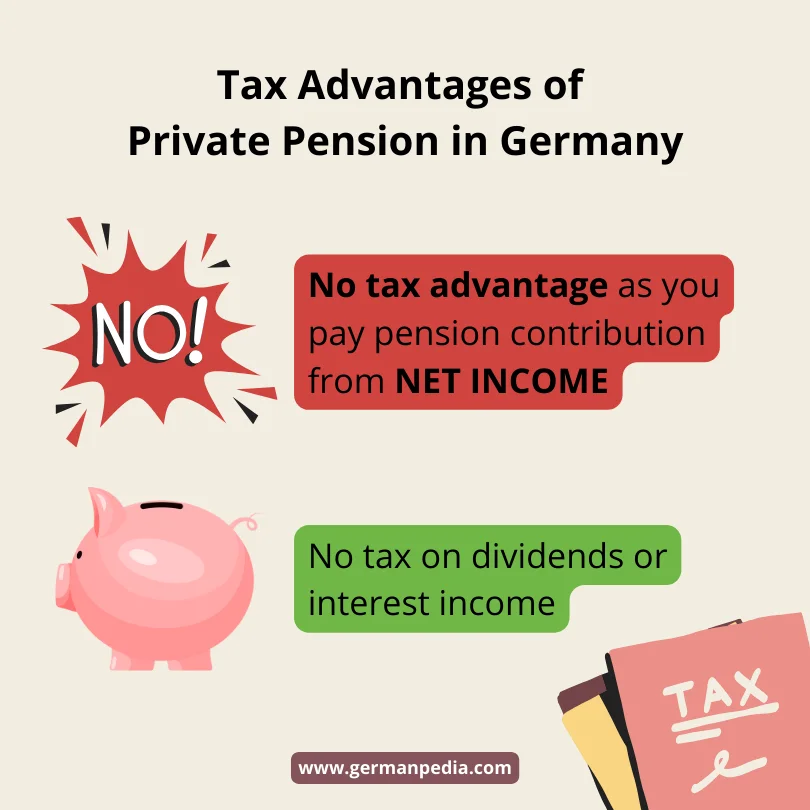 tax advantages private pension germany
