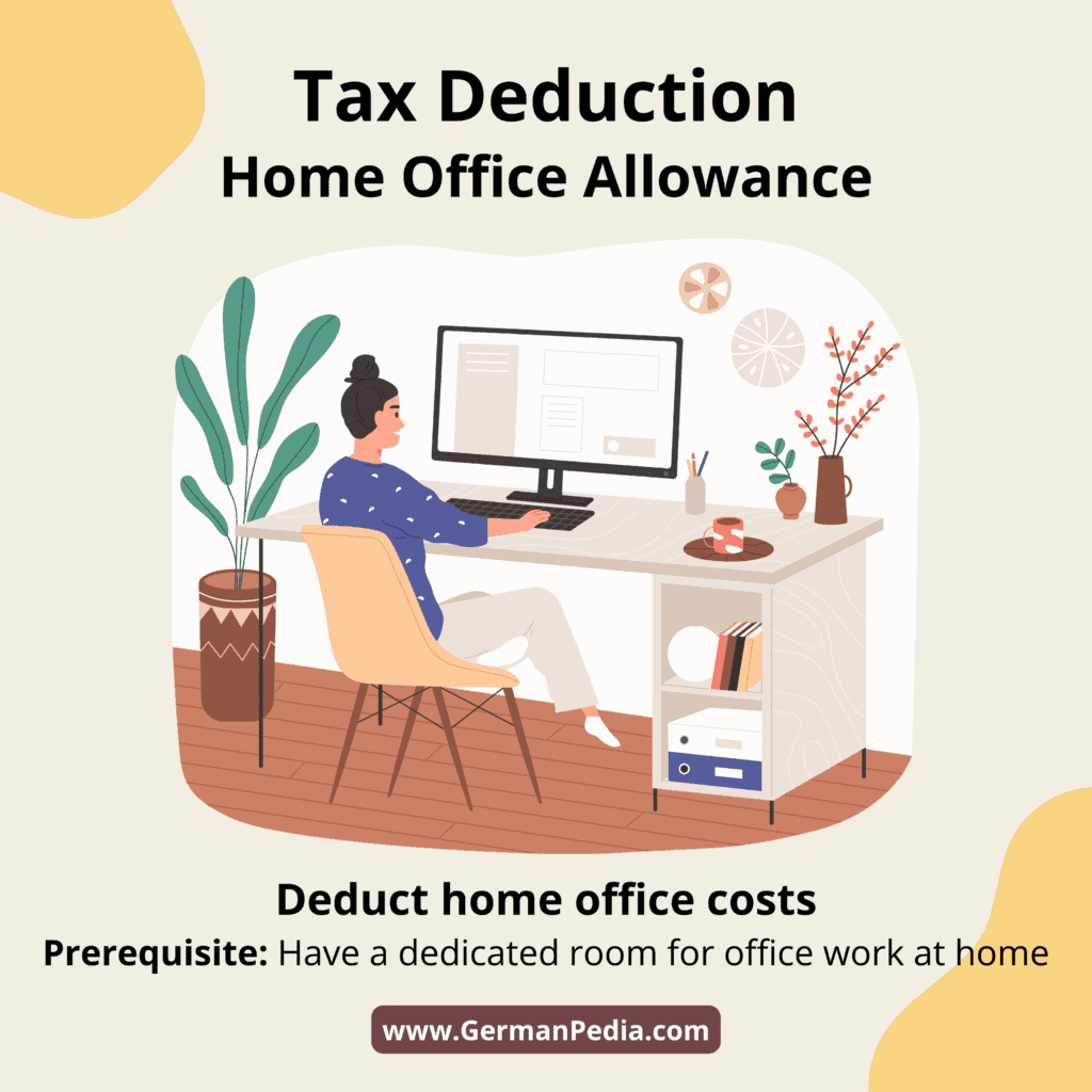 deduct home office allowance from your income tax