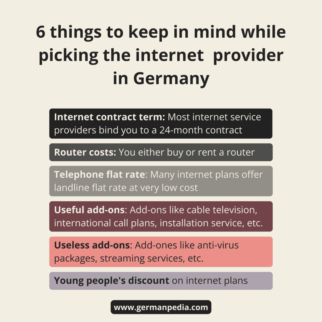 things to keep in mind while picking the internet provider in Germany