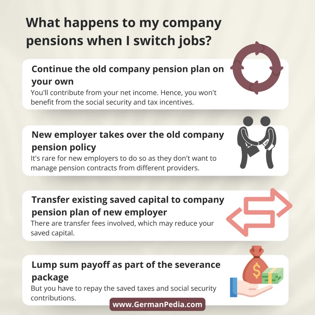 company pension after job switch