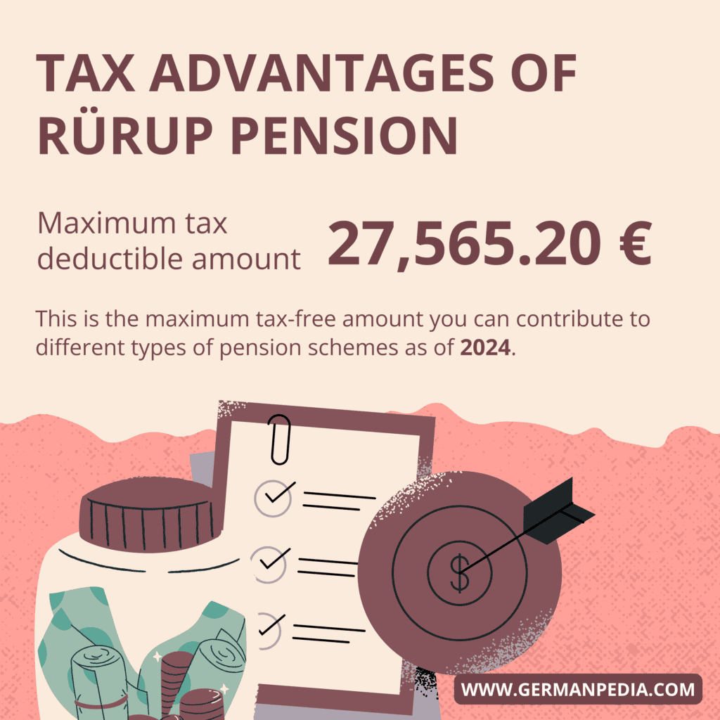 tax advantages of rürup pension plan