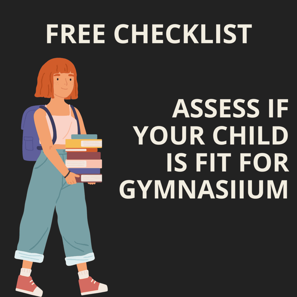 Assessment checklist to check if your child is fit for the Gymnasium in Germany
