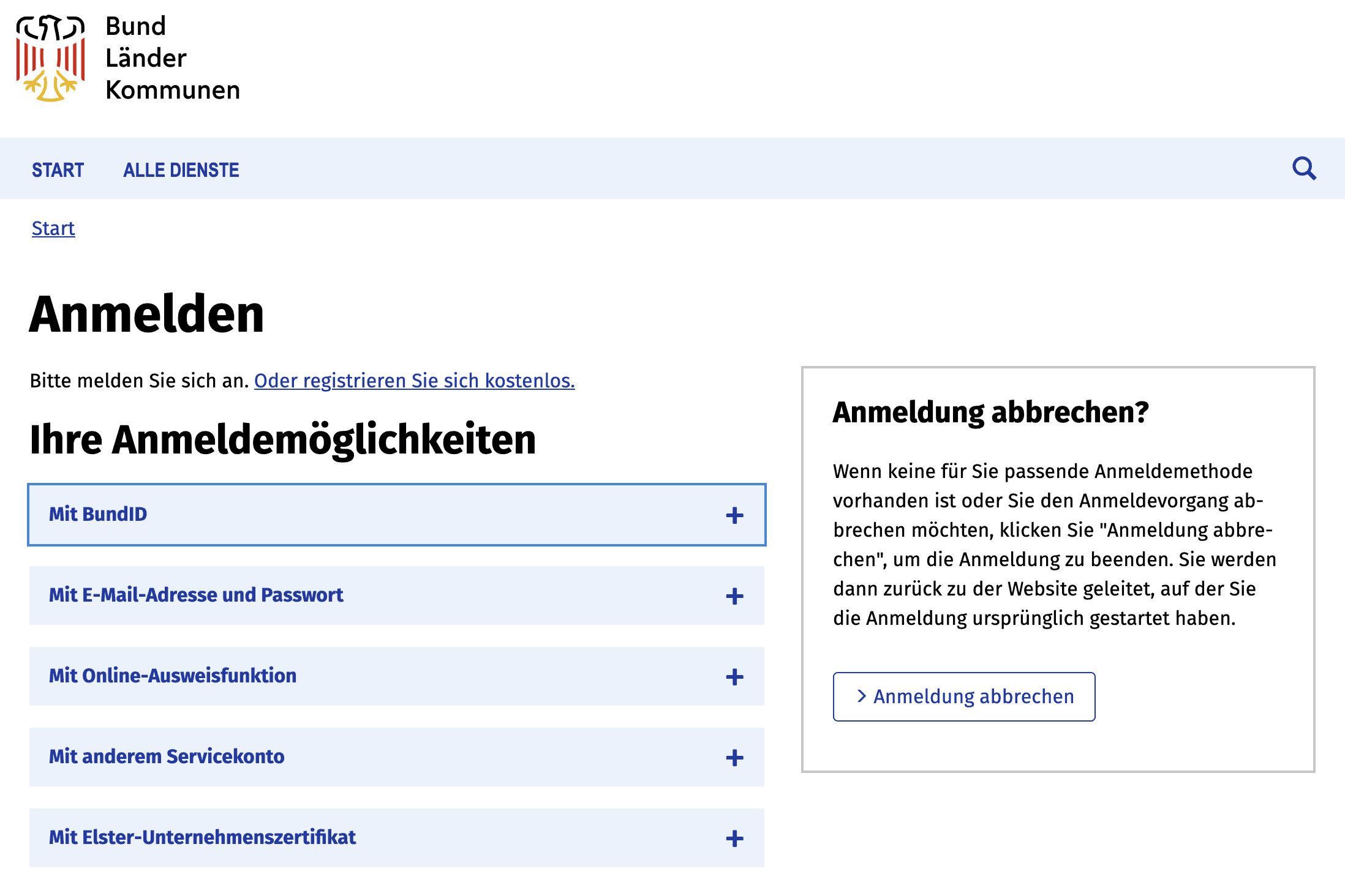 register your address in Germany