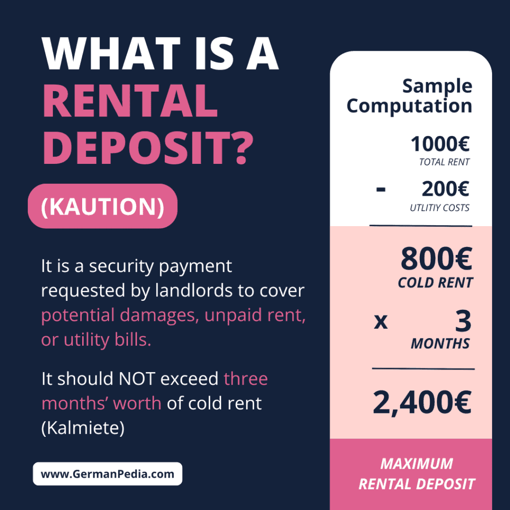 What is a rental deposit (Kaution)