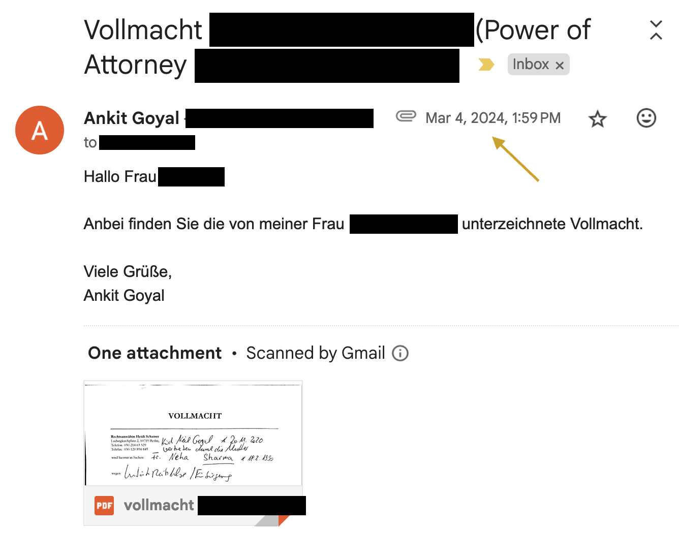 Initial documents to file a lawsuit against German immigration office for citizenship